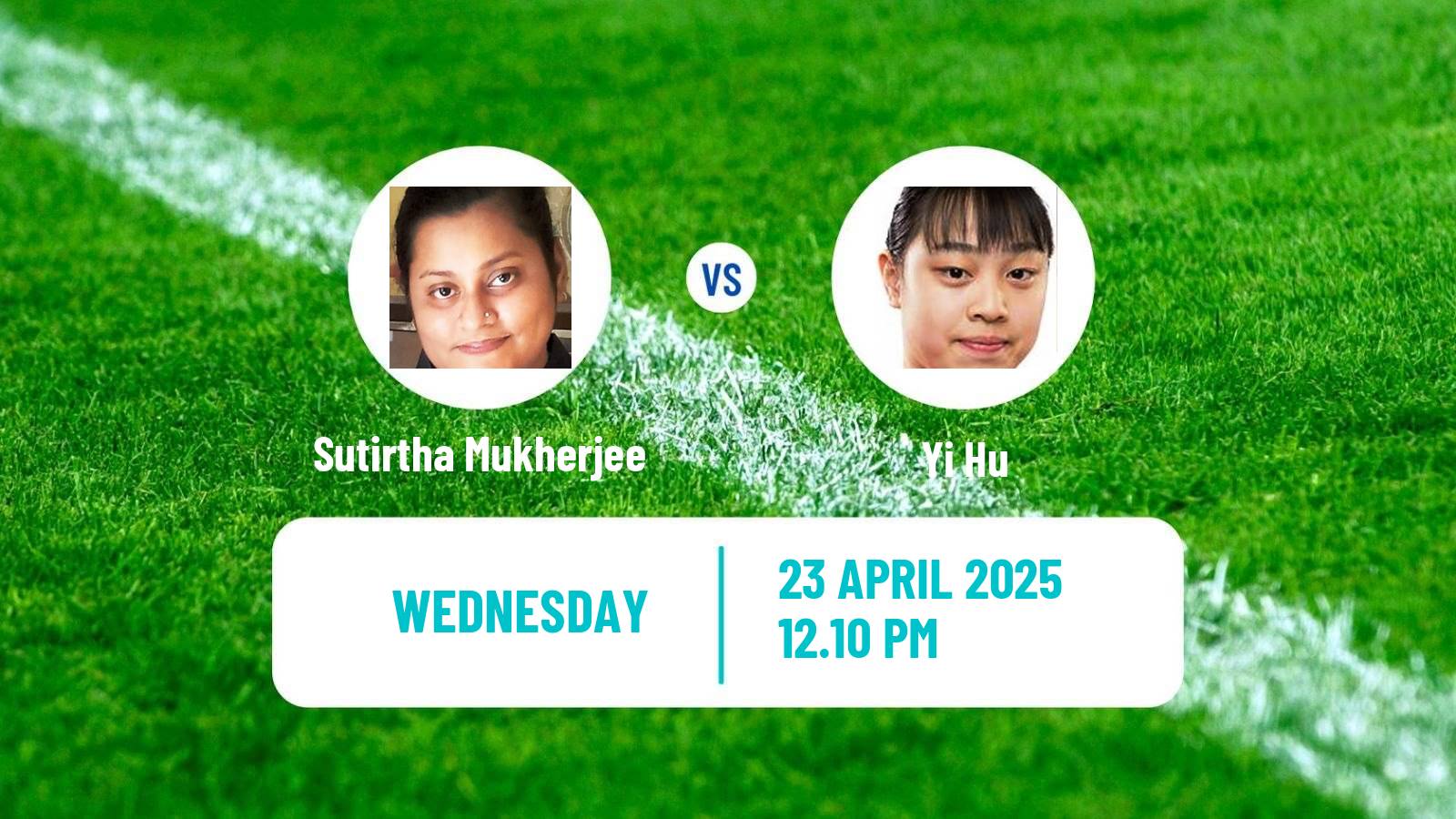 Table tennis Wtt Contender Tunis Women Sutirtha Mukherjee - Yi Hu