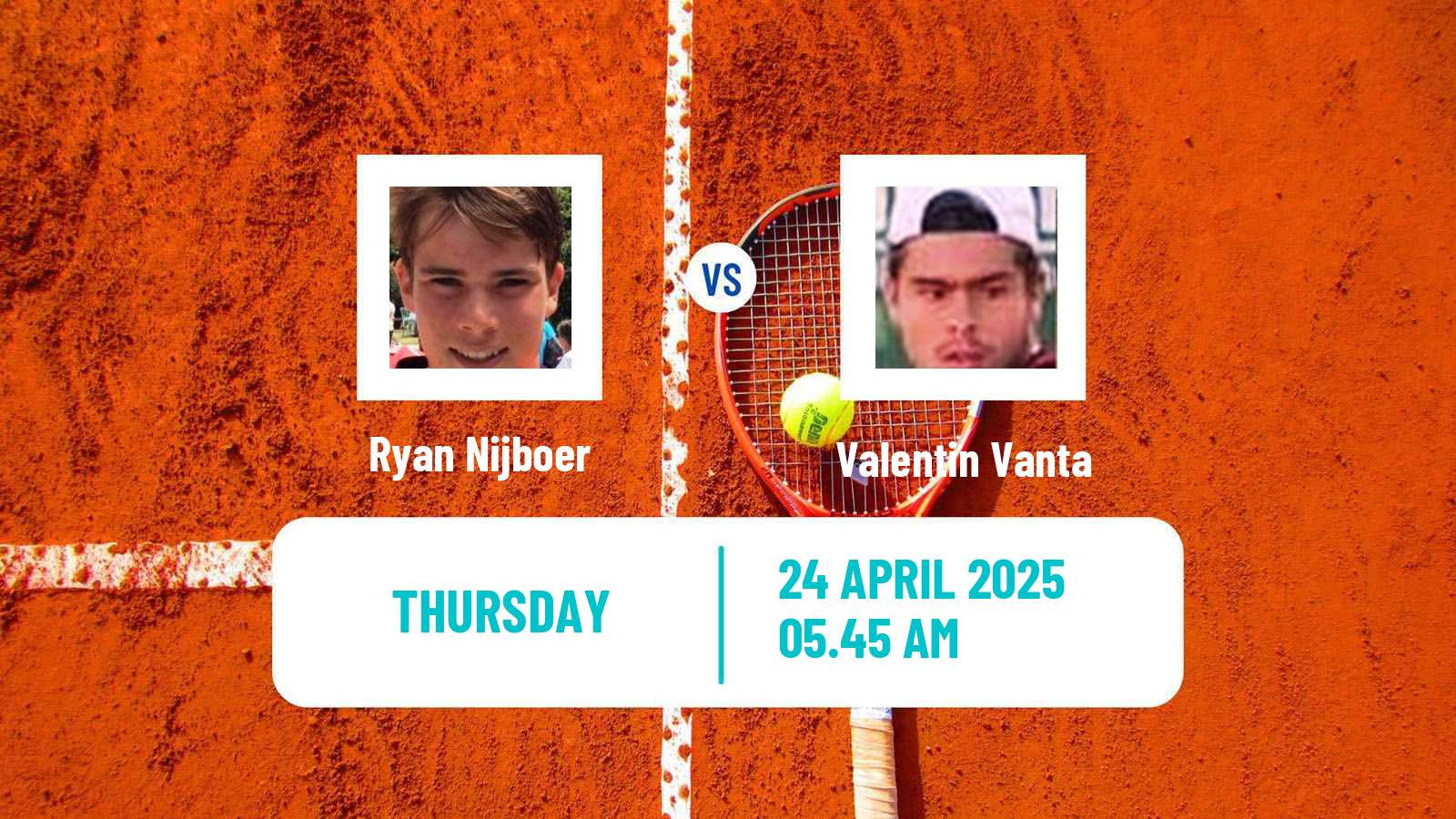 Tennis ITF M15 Antalya 12 Men Ryan Nijboer - Valentin Vanta