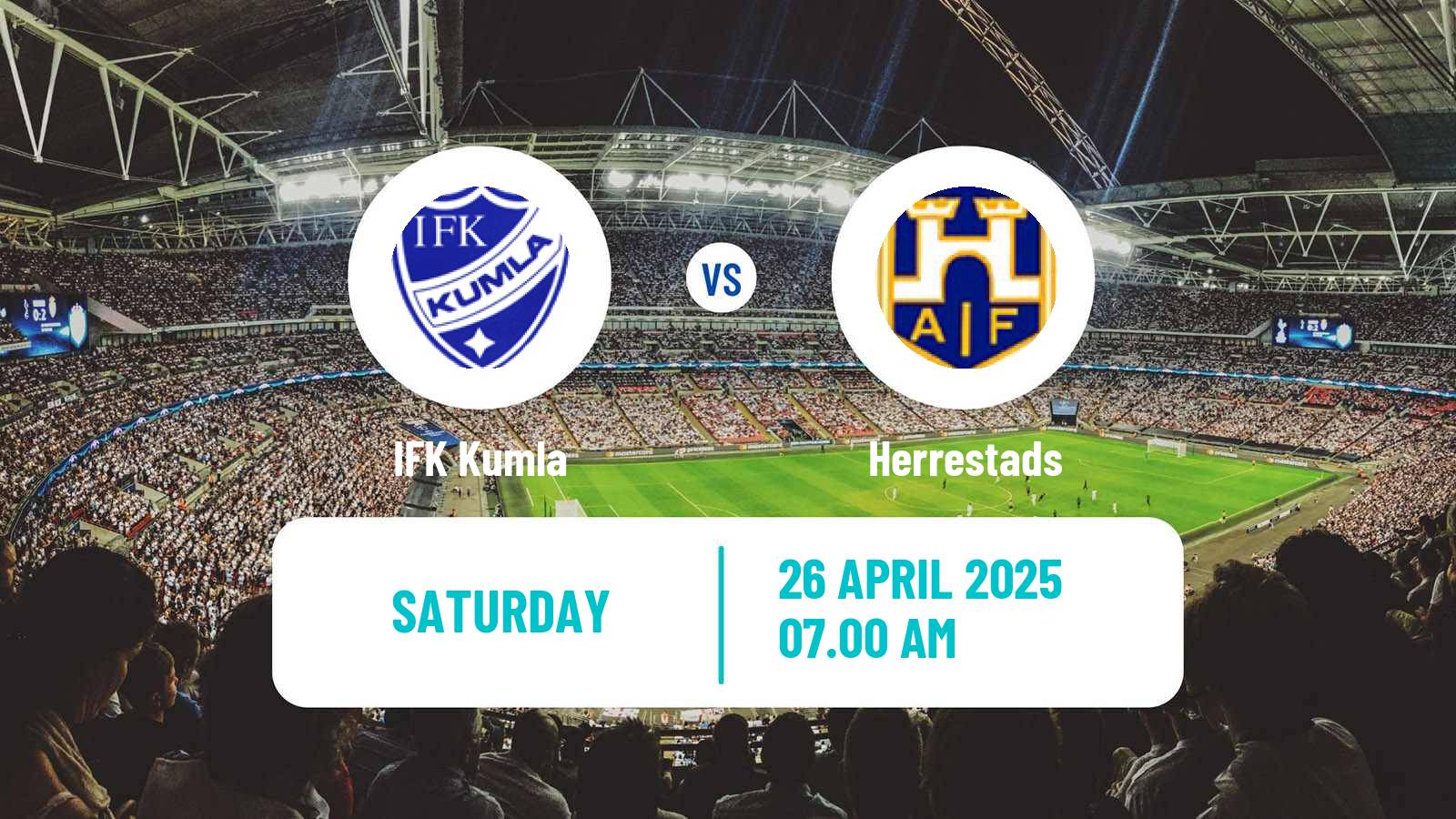 Soccer Swedish Division 2 - Norra Götaland Kumla - Herrestads