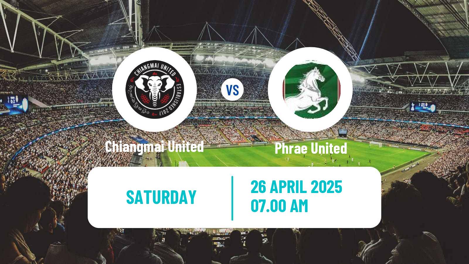 Soccer Thai League 2 Chiangmai United - Phrae United