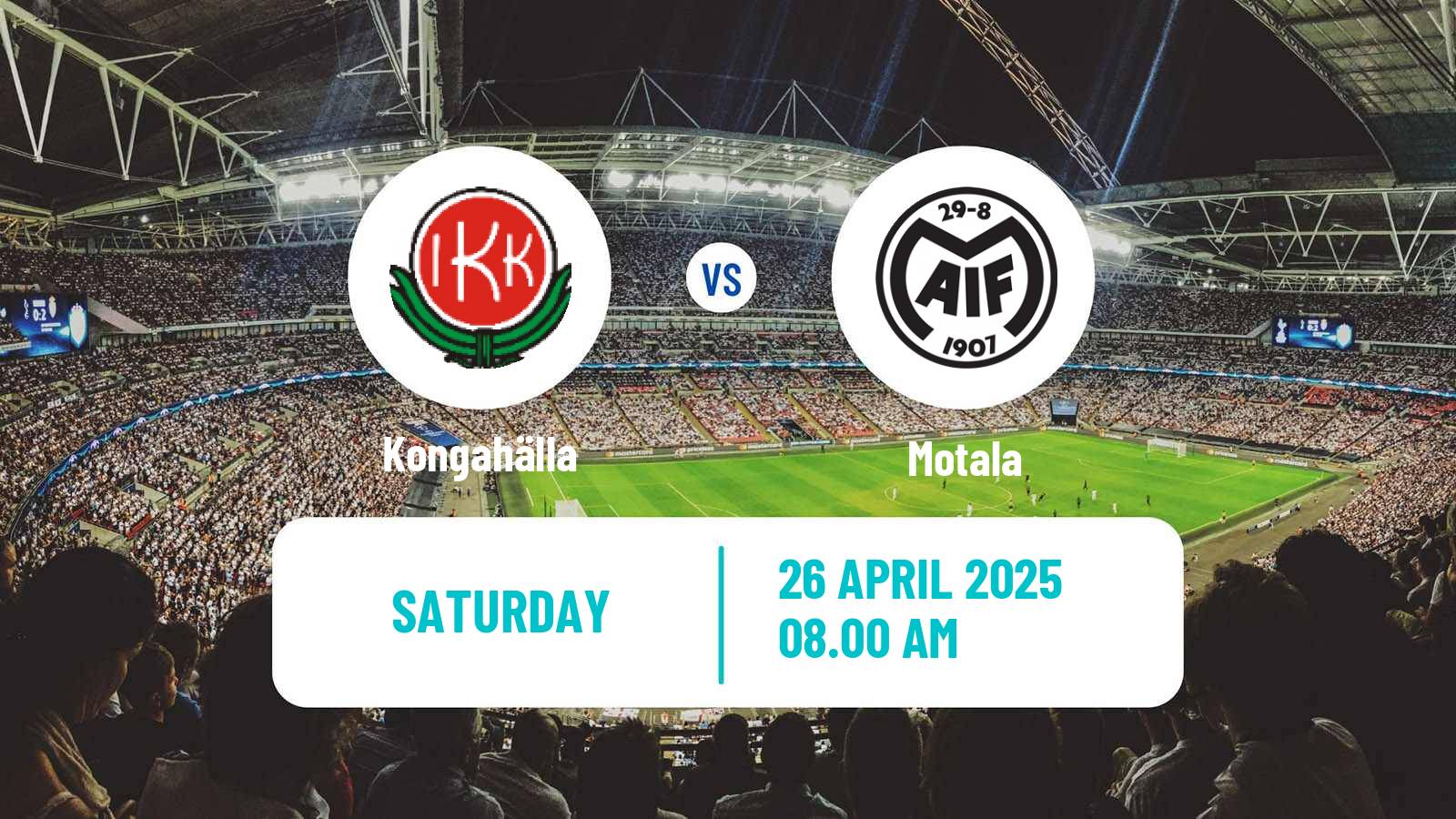 Soccer Swedish Division 2 - Norra Götaland Kongahälla - Motala