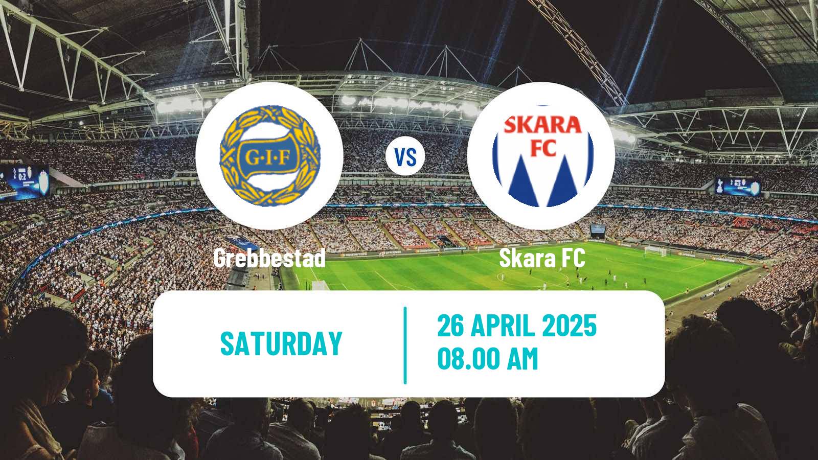 Football Swedish Division 2 - Norra Götaland Grebbestad - Skara