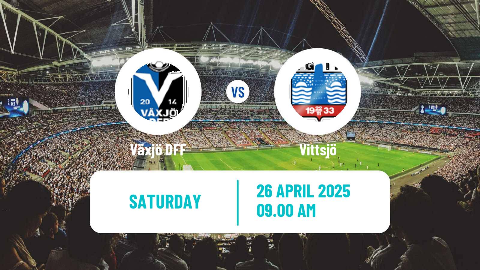 Soccer Swedish Allsvenskan Women Växjö DFF - Vittsjö
