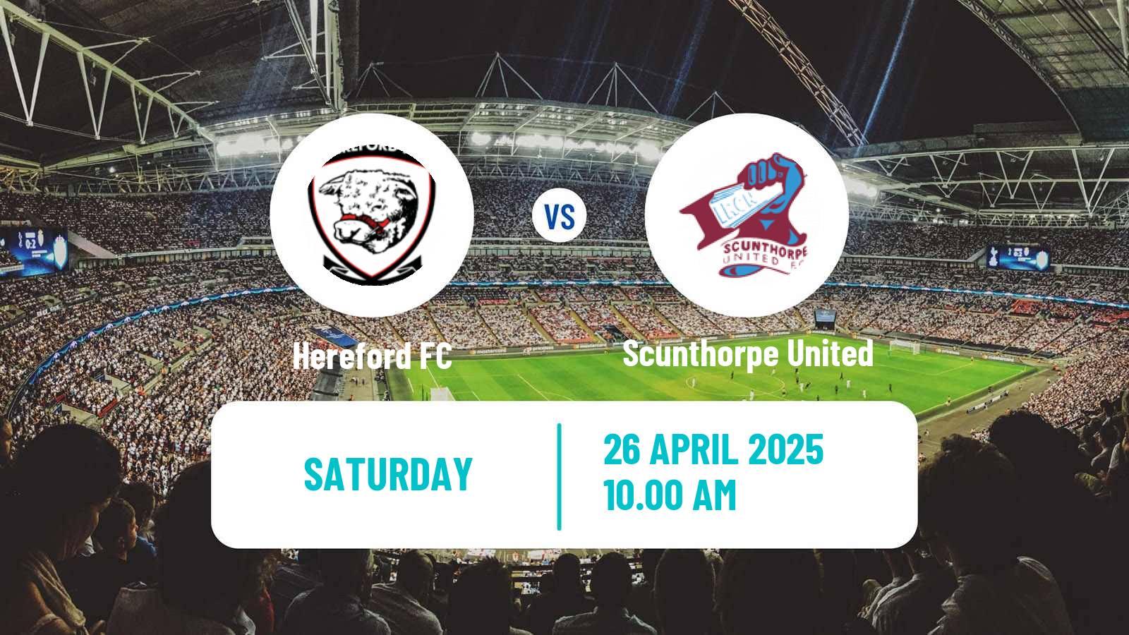 Soccer English National League North Hereford - Scunthorpe United