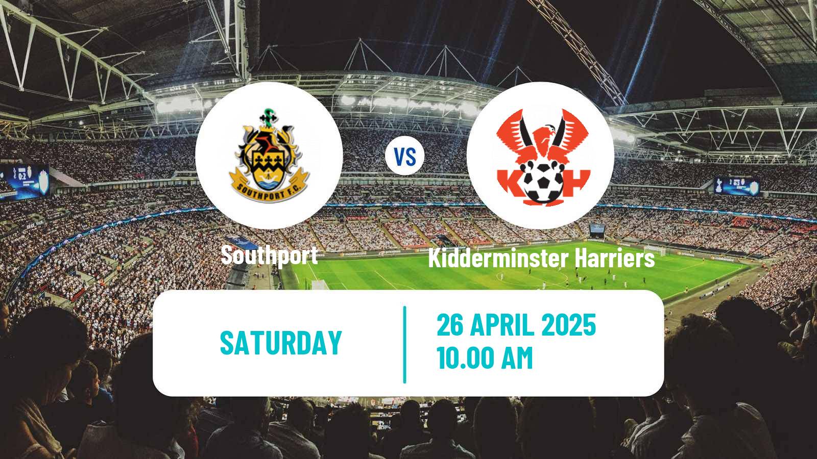 Soccer English National League North Southport - Kidderminster Harriers