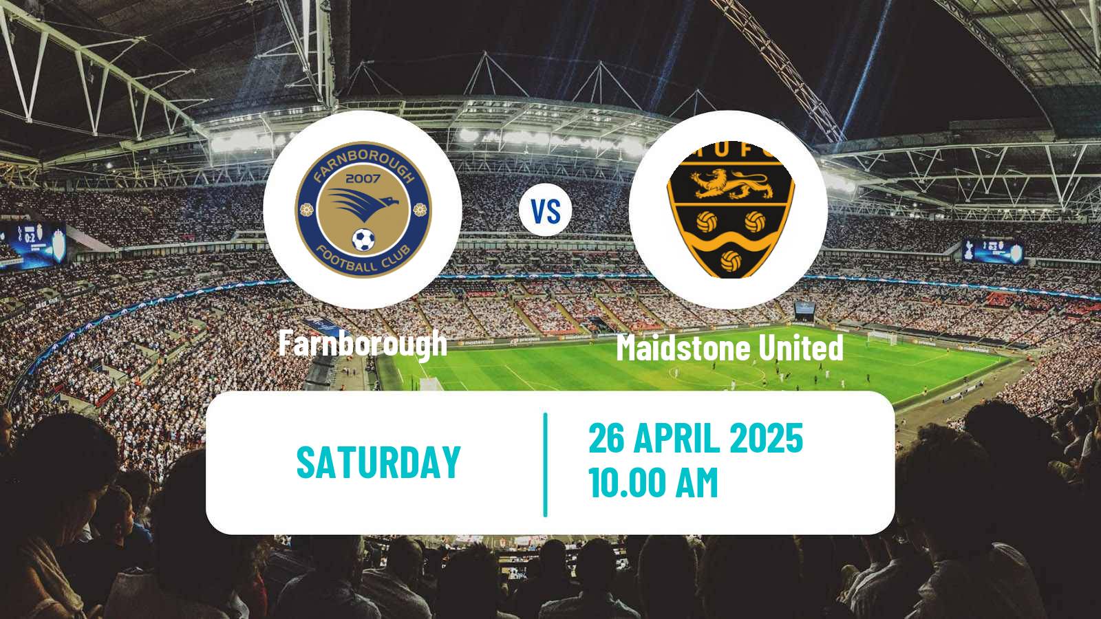 Soccer English National League South Farnborough - Maidstone United