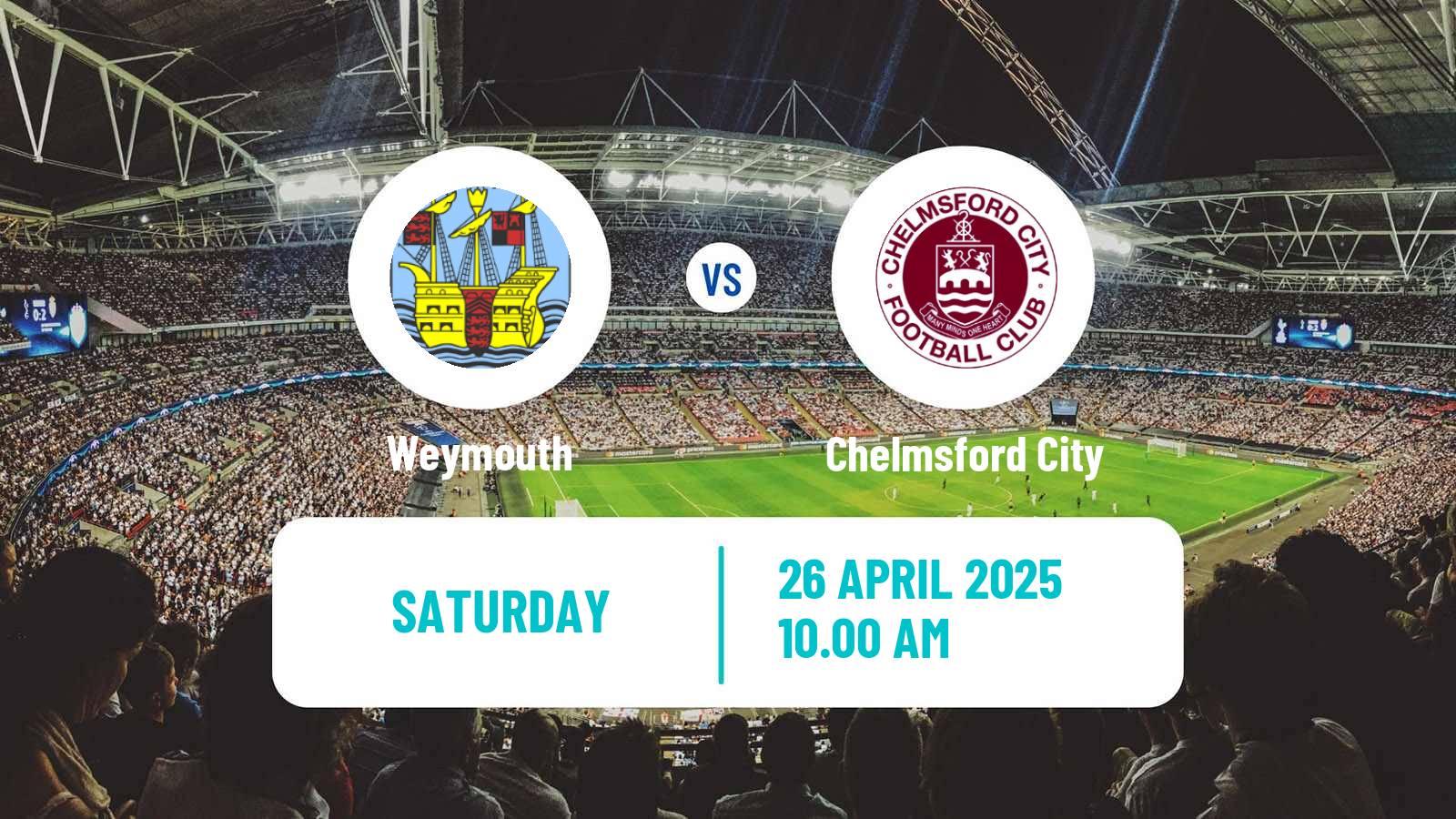 Soccer English National League South Weymouth - Chelmsford City