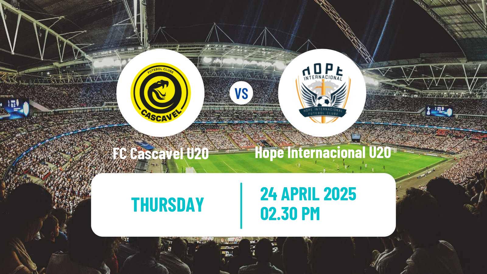 Soccer Brazilian Paranaense U20 FC Cascavel U20 - Hope Internacional U20
