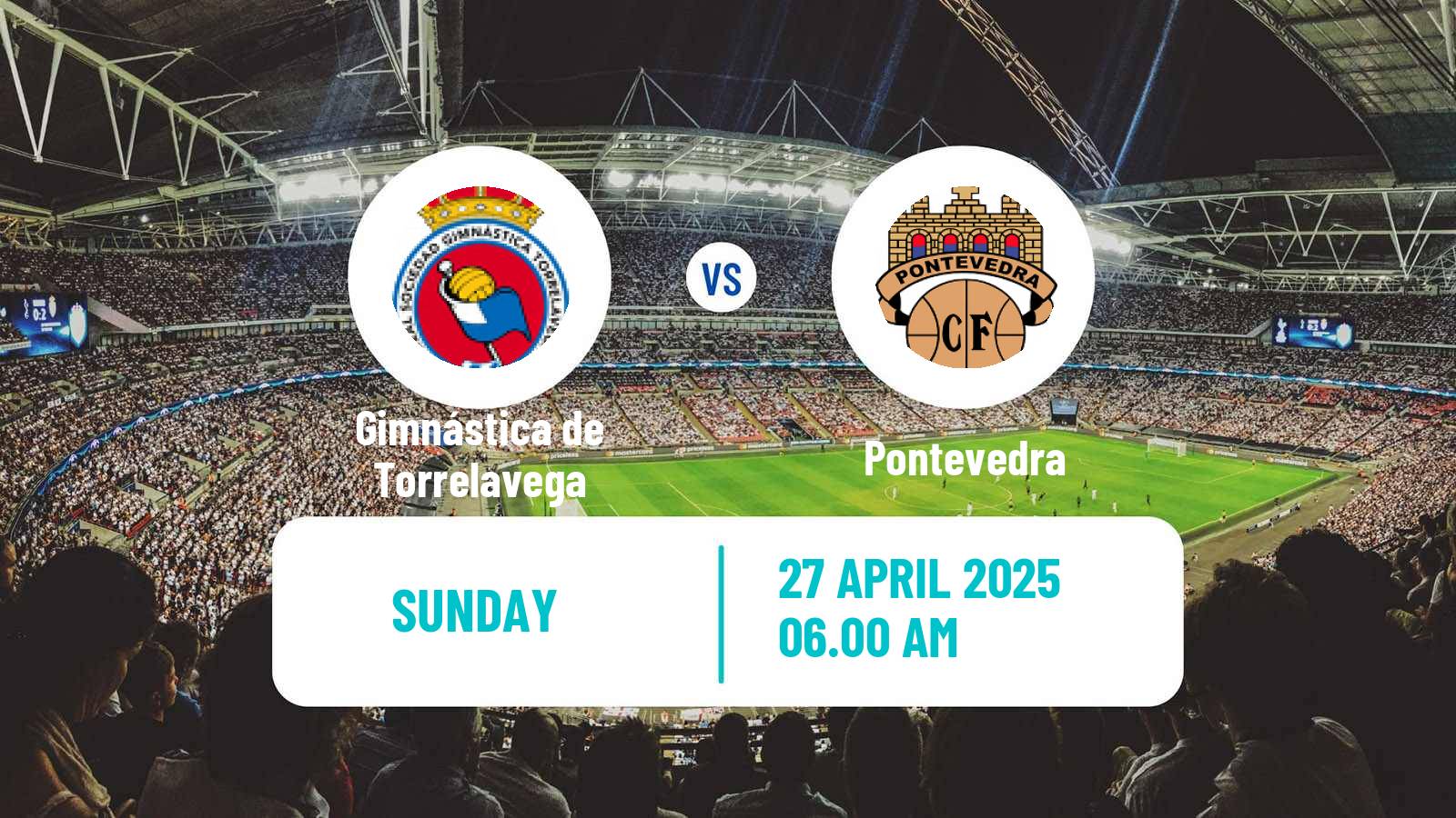 Soccer Spanish Segunda RFEF - Group 1 Gimnástica de Torrelavega - Pontevedra