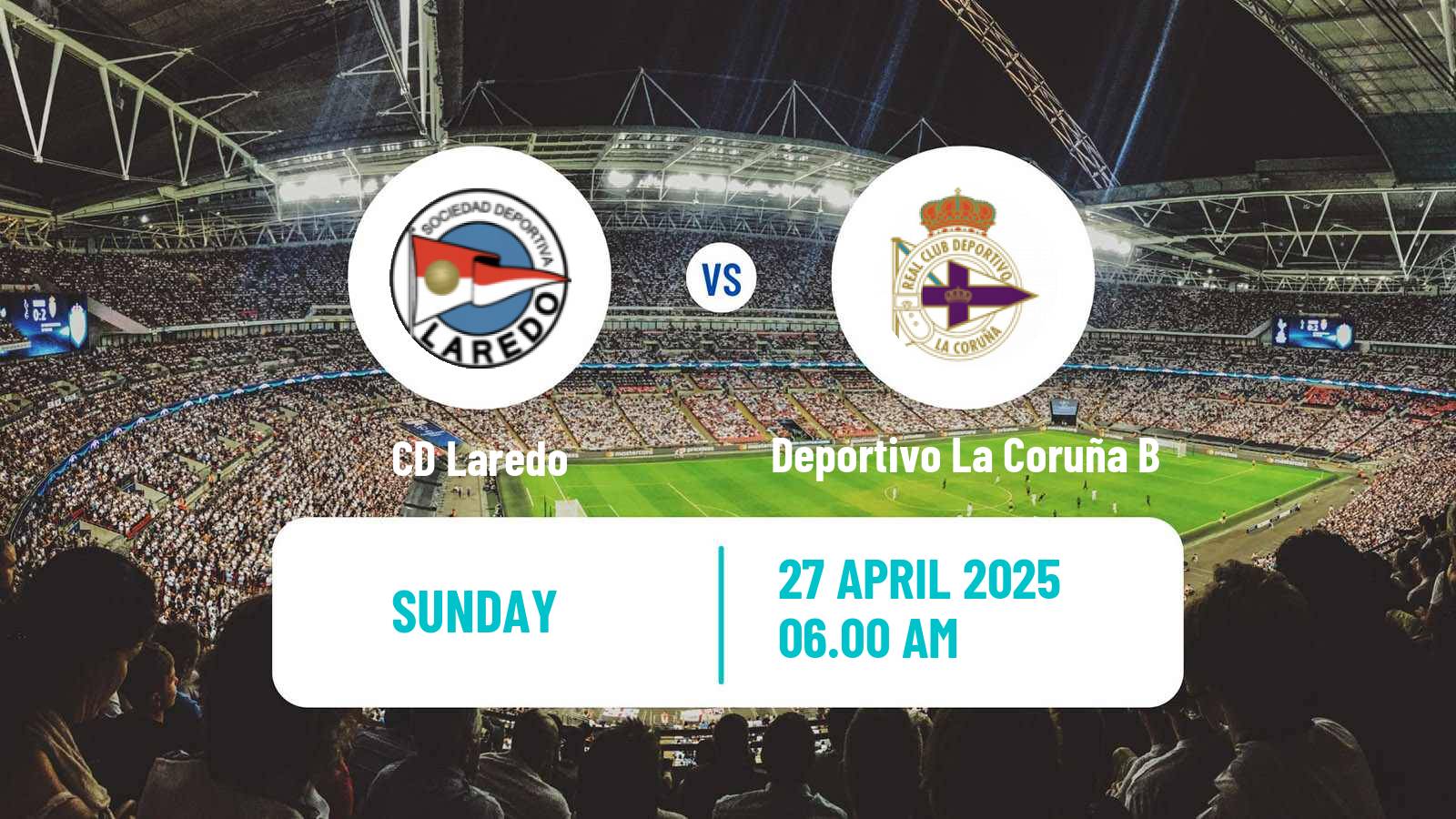 Soccer Spanish Segunda RFEF - Group 1 Laredo - Deportivo La Coruña B