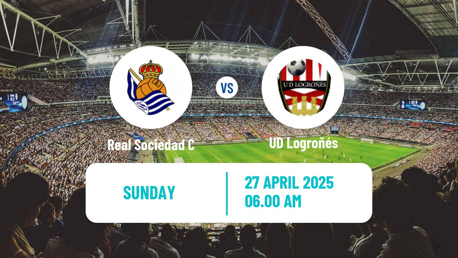Soccer Spanish Segunda RFEF - Group 2 Real Sociedad C - UD Logroñés