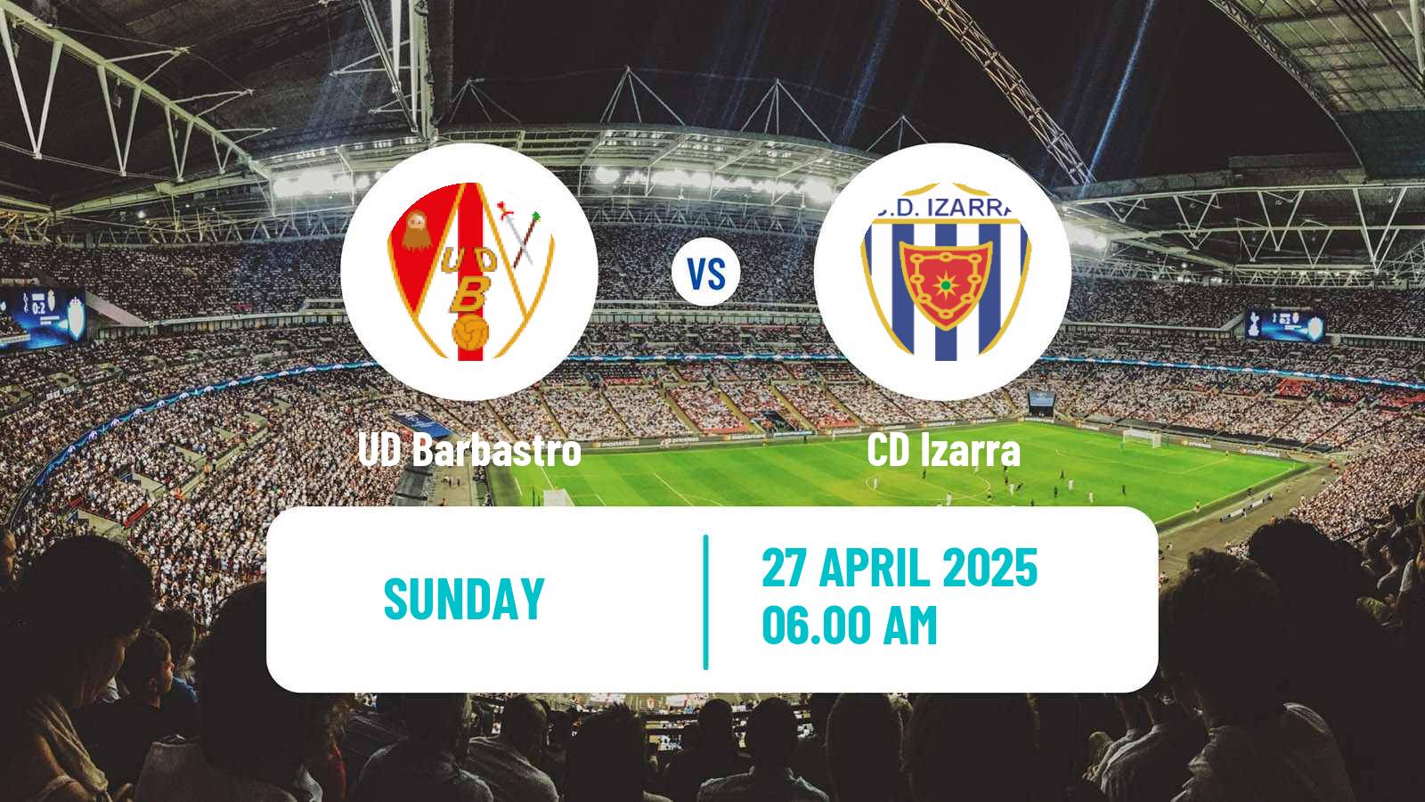 Soccer Spanish Segunda RFEF - Group 2 Barbastro - Izarra