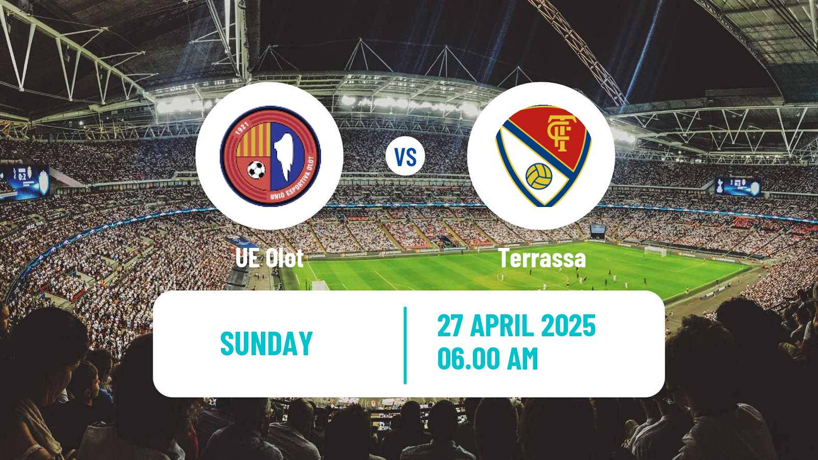 Soccer Spanish Segunda RFEF - Group 3 Olot - Terrassa