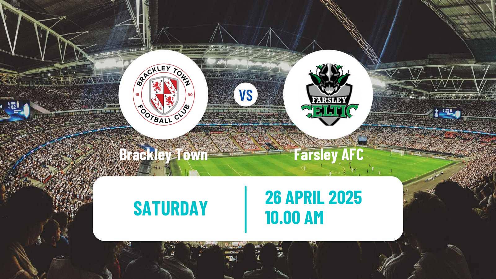 Soccer English National League North Brackley Town - Farsley