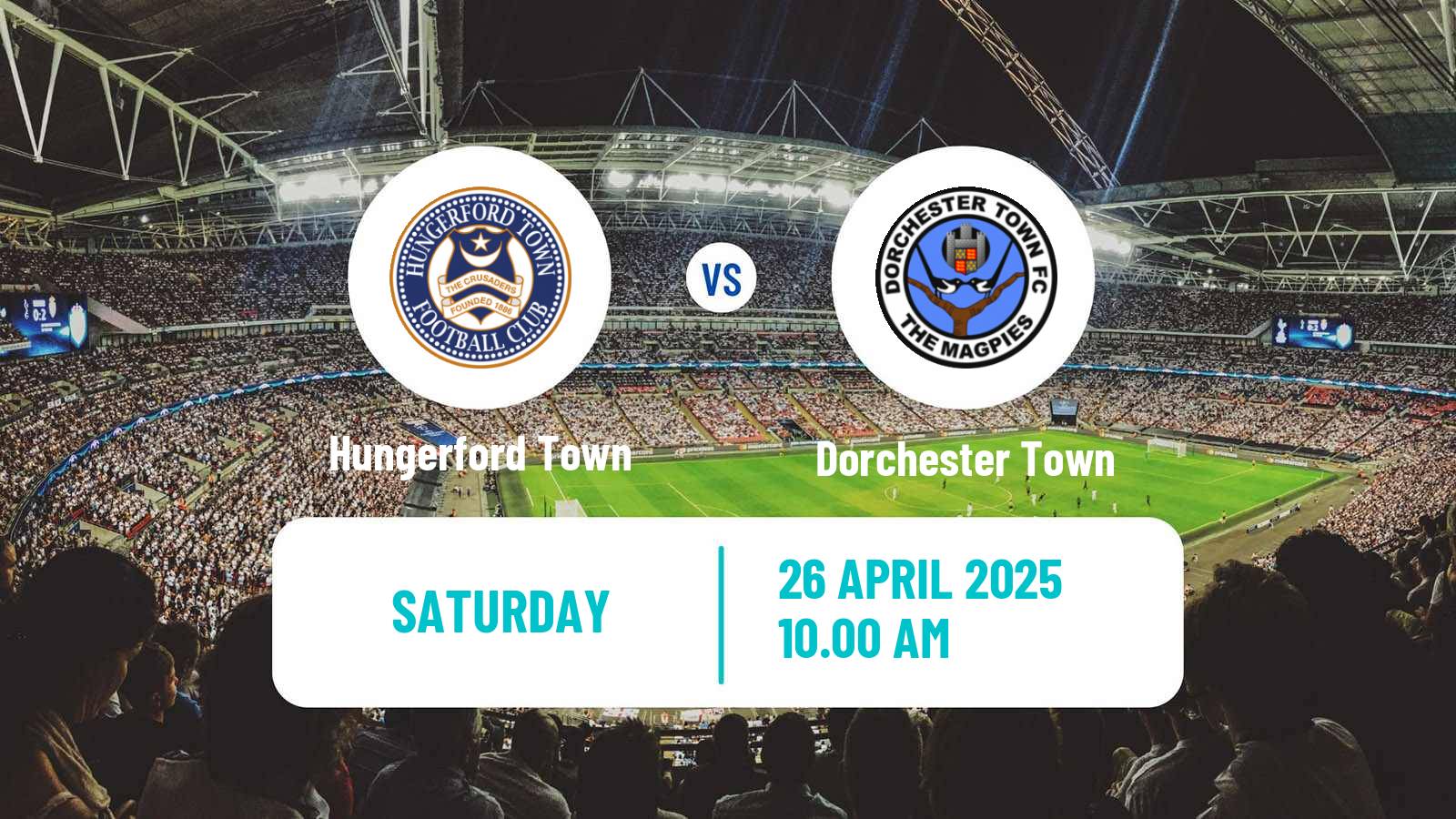 Soccer English Southern League South Division Hungerford Town - Dorchester Town