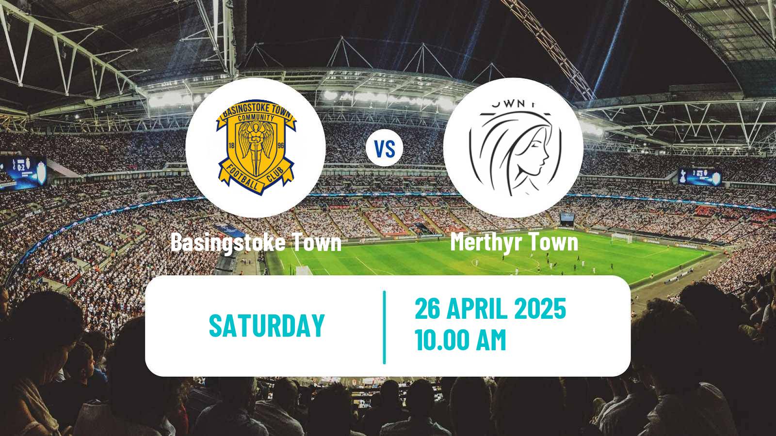 Soccer English Southern League South Division Basingstoke Town - Merthyr Town