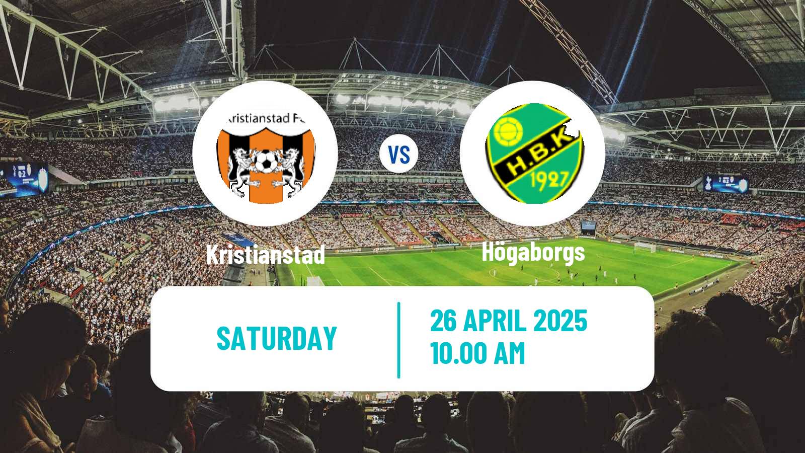 Soccer Swedish Division 2 - Södra Götaland Kristianstad - Högaborgs