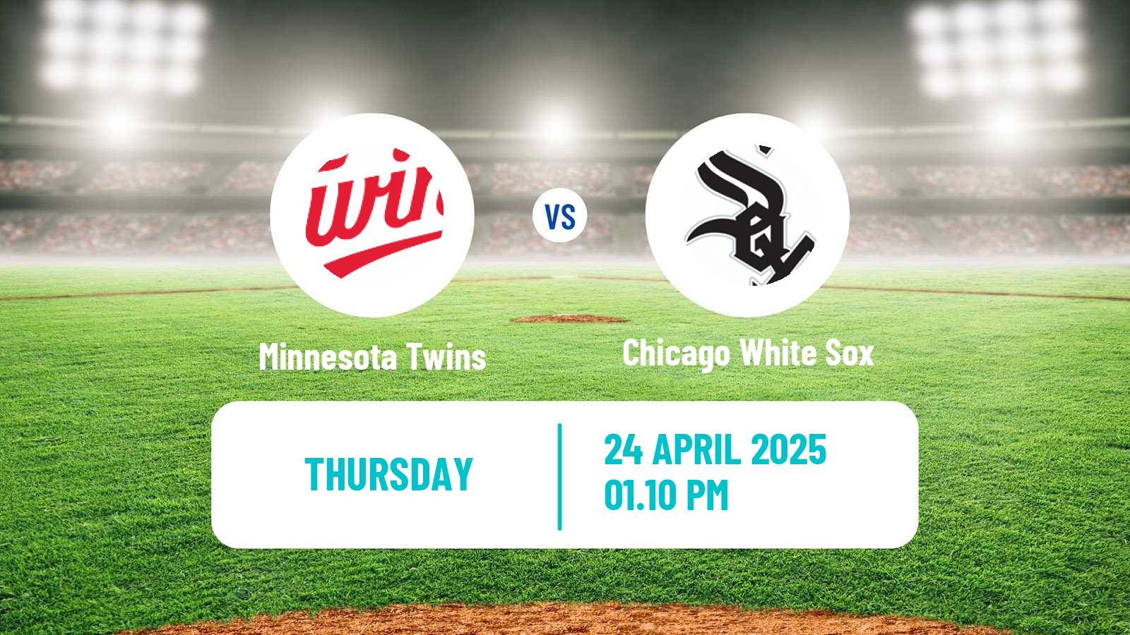 Baseball MLB Minnesota Twins - Chicago White Sox