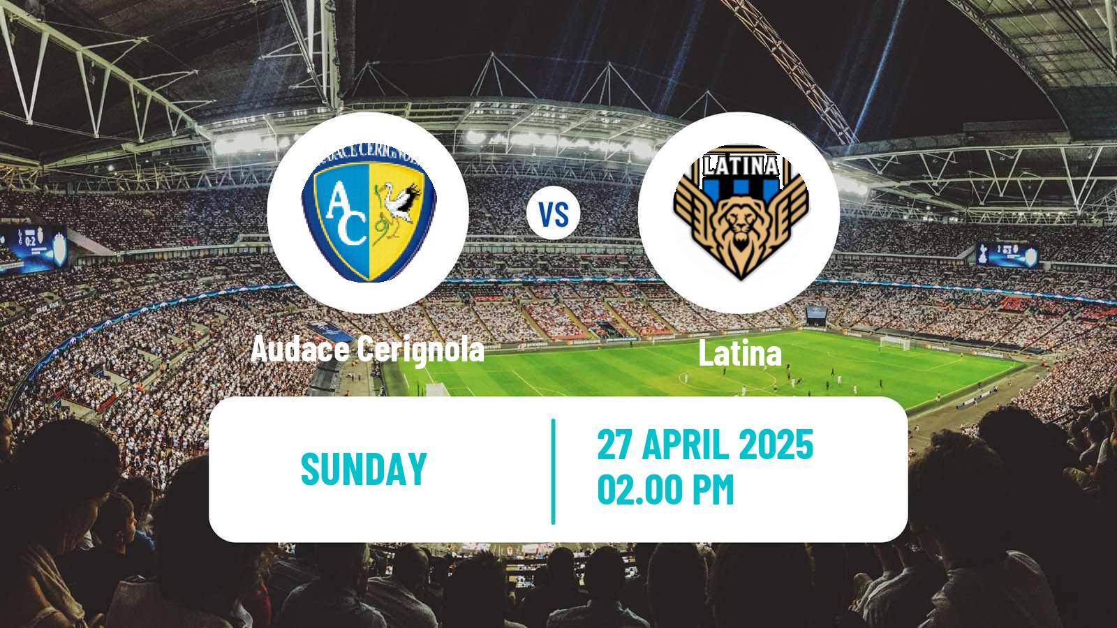 Soccer Italian Serie C Group C Audace Cerignola - Latina