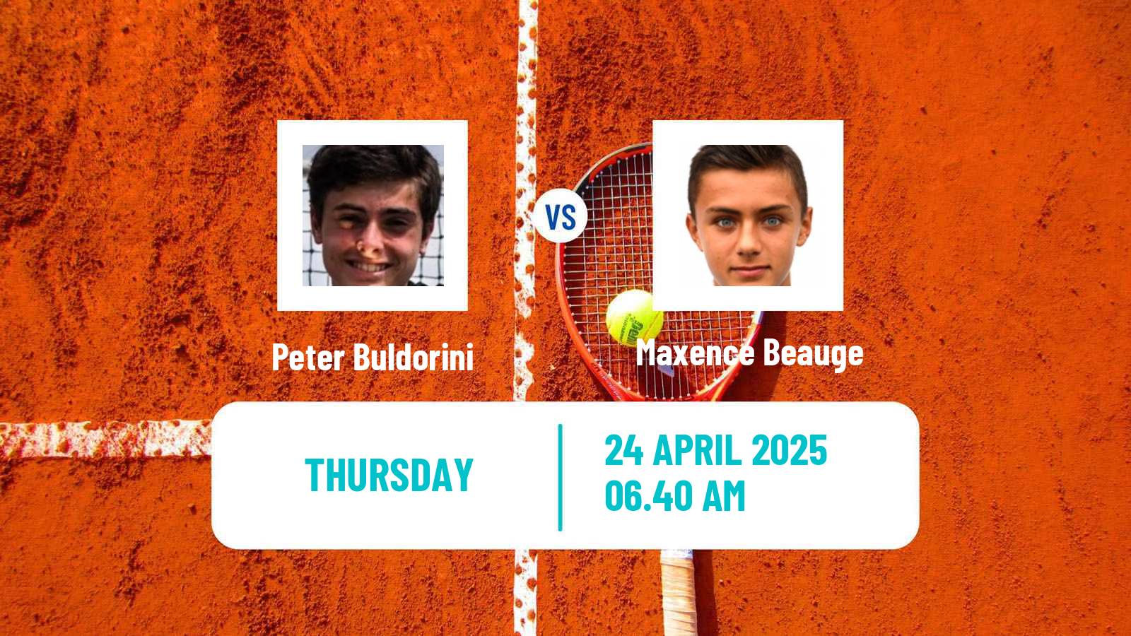 Tennis ITF M15 Monastir 16 Men Peter Buldorini - Maxence Beauge