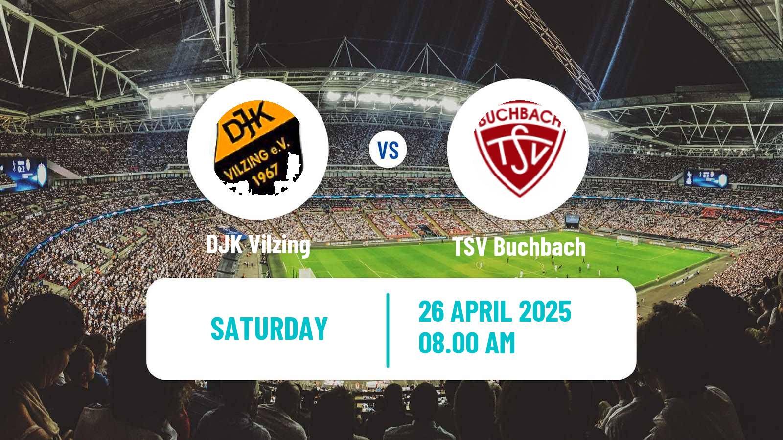 Soccer German Regionalliga Bayern Vilzing - Buchbach