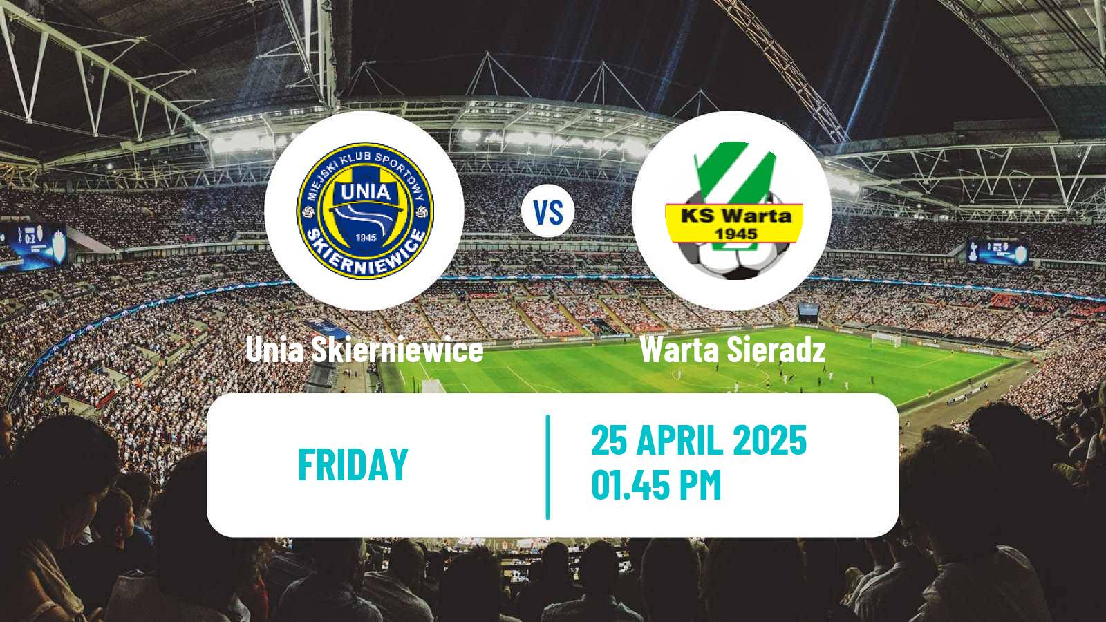 Soccer Polish Division 3 - Group I Unia Skierniewice - Warta Sieradz