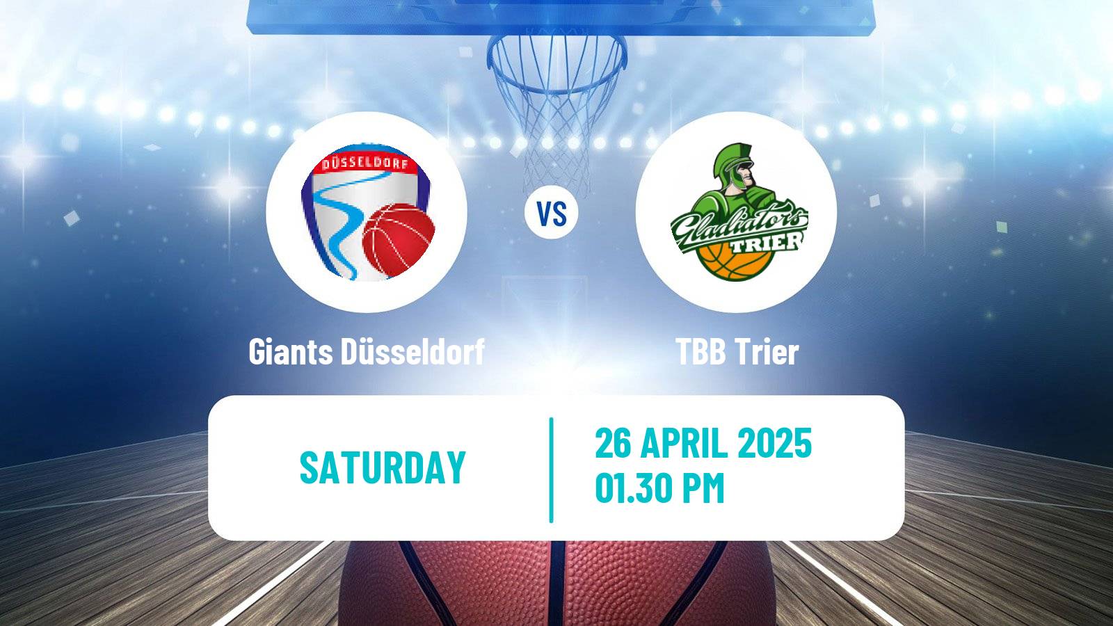 Basketball German Pro A Basketball Giants Düsseldorf - Trier