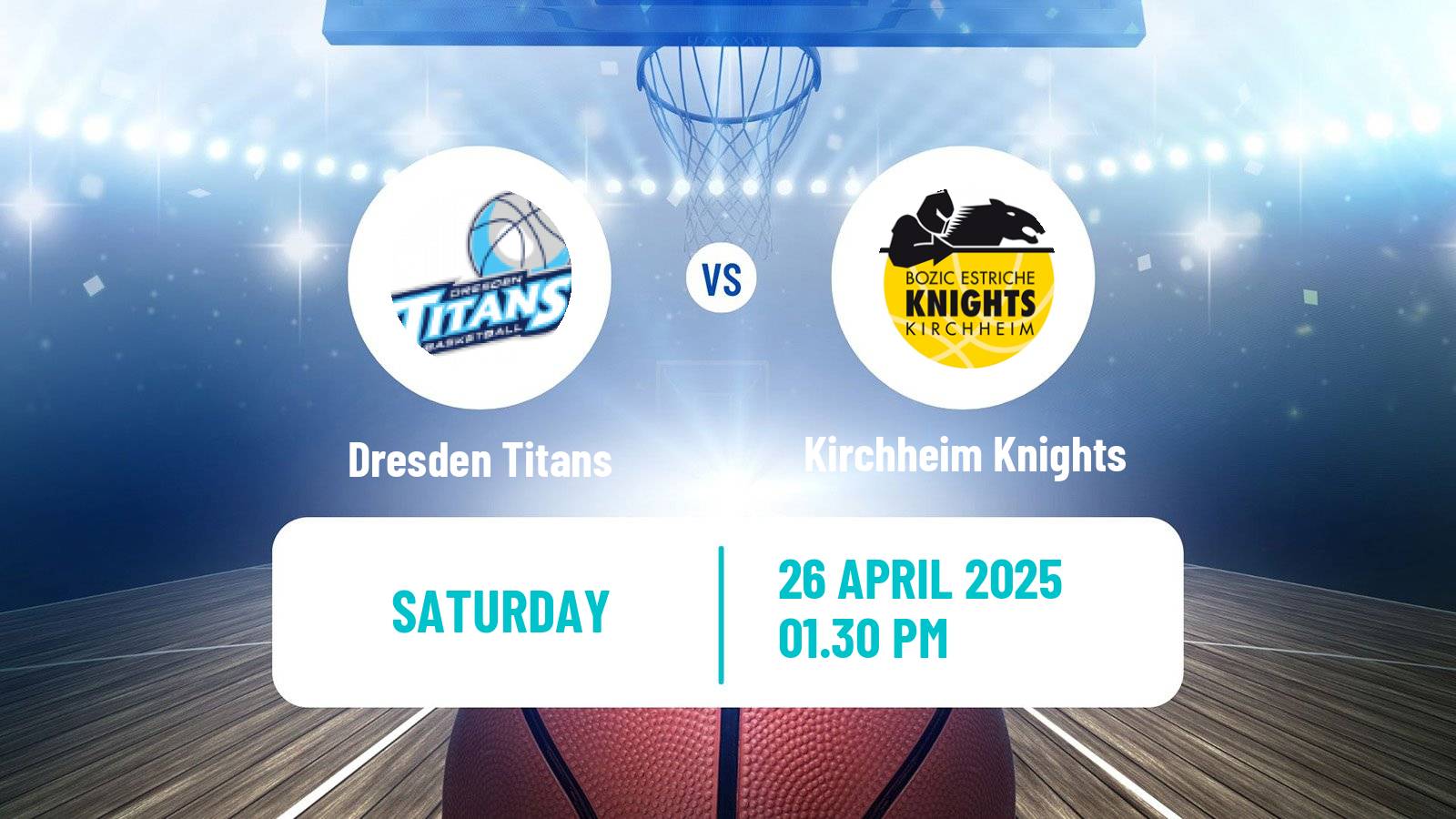 Basketball German Pro A Basketball Dresden Titans - Kirchheim Knights