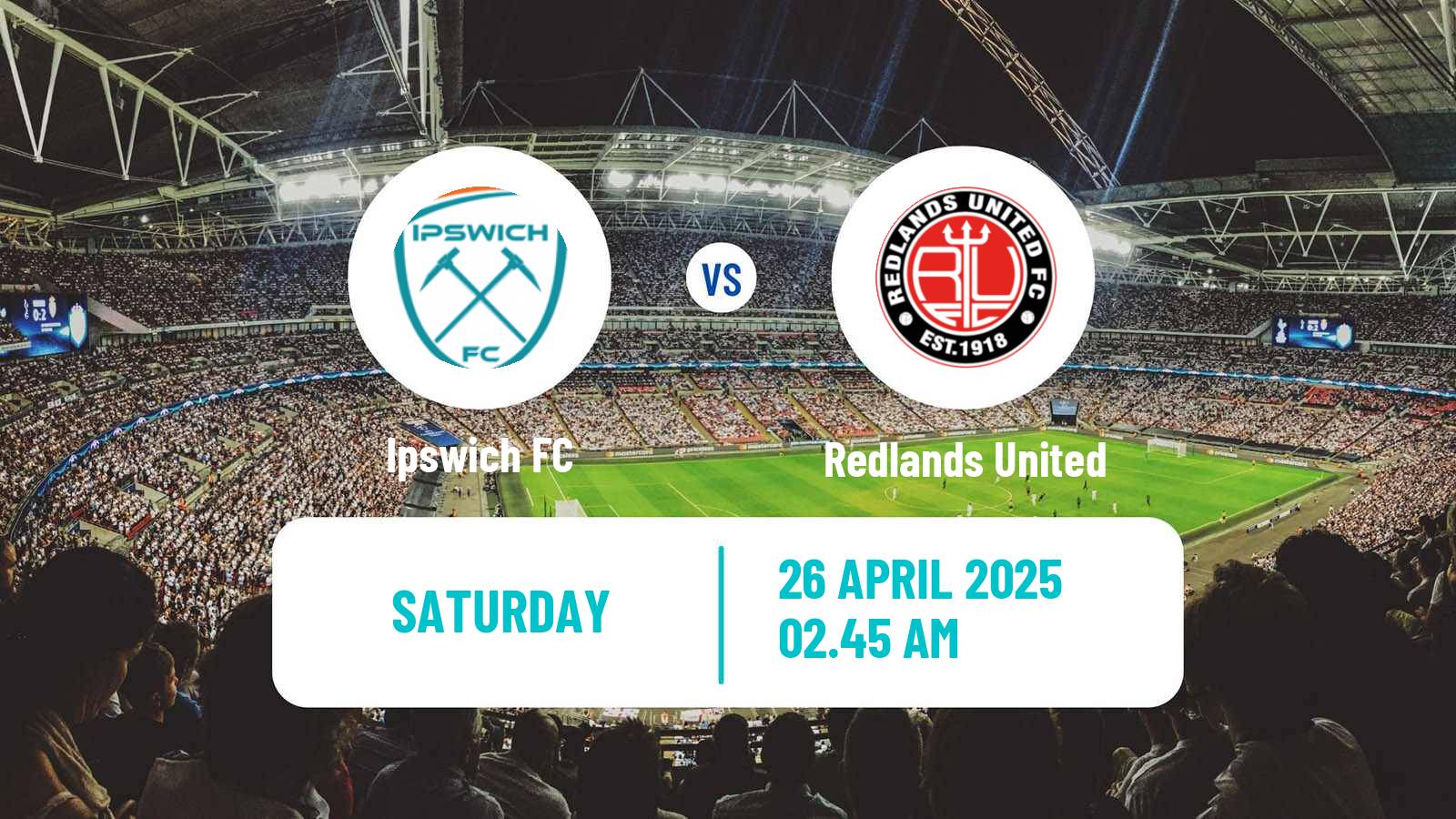 Soccer Australian Queensland Premier League Ipswich FC - Redlands United