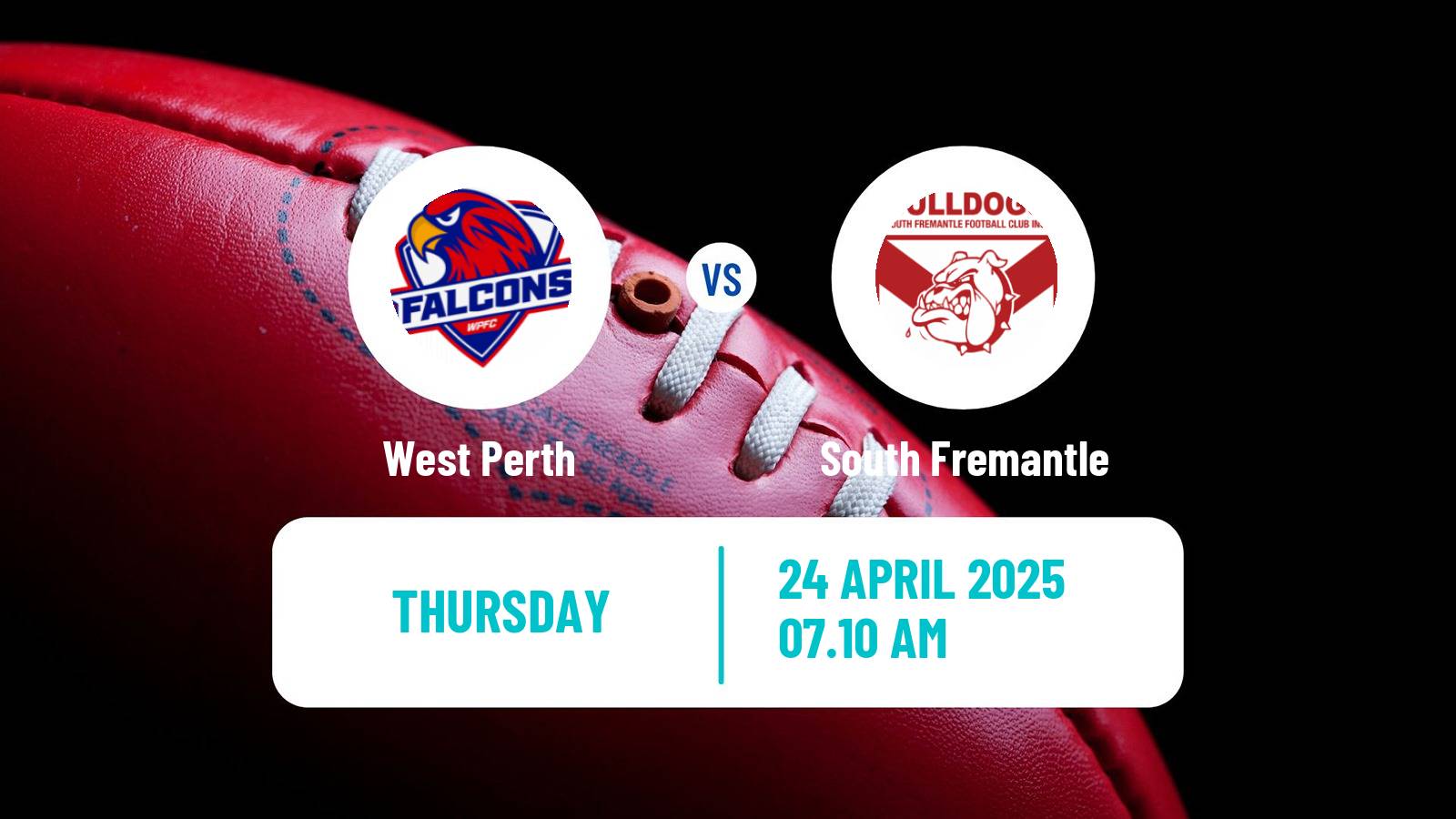 Aussie rules WAFL West Perth - South Fremantle