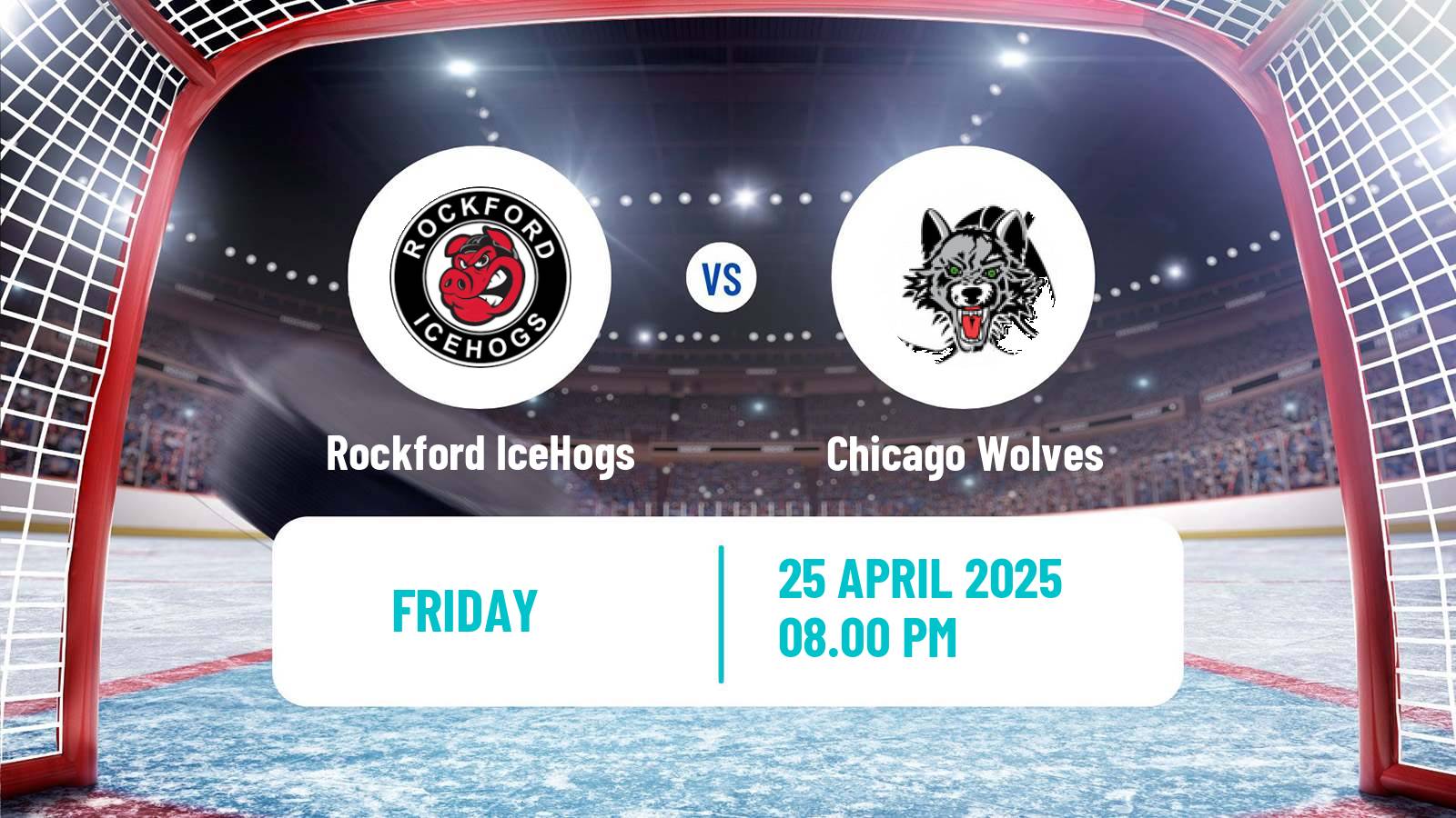 Hockey AHL Rockford IceHogs - Chicago Wolves