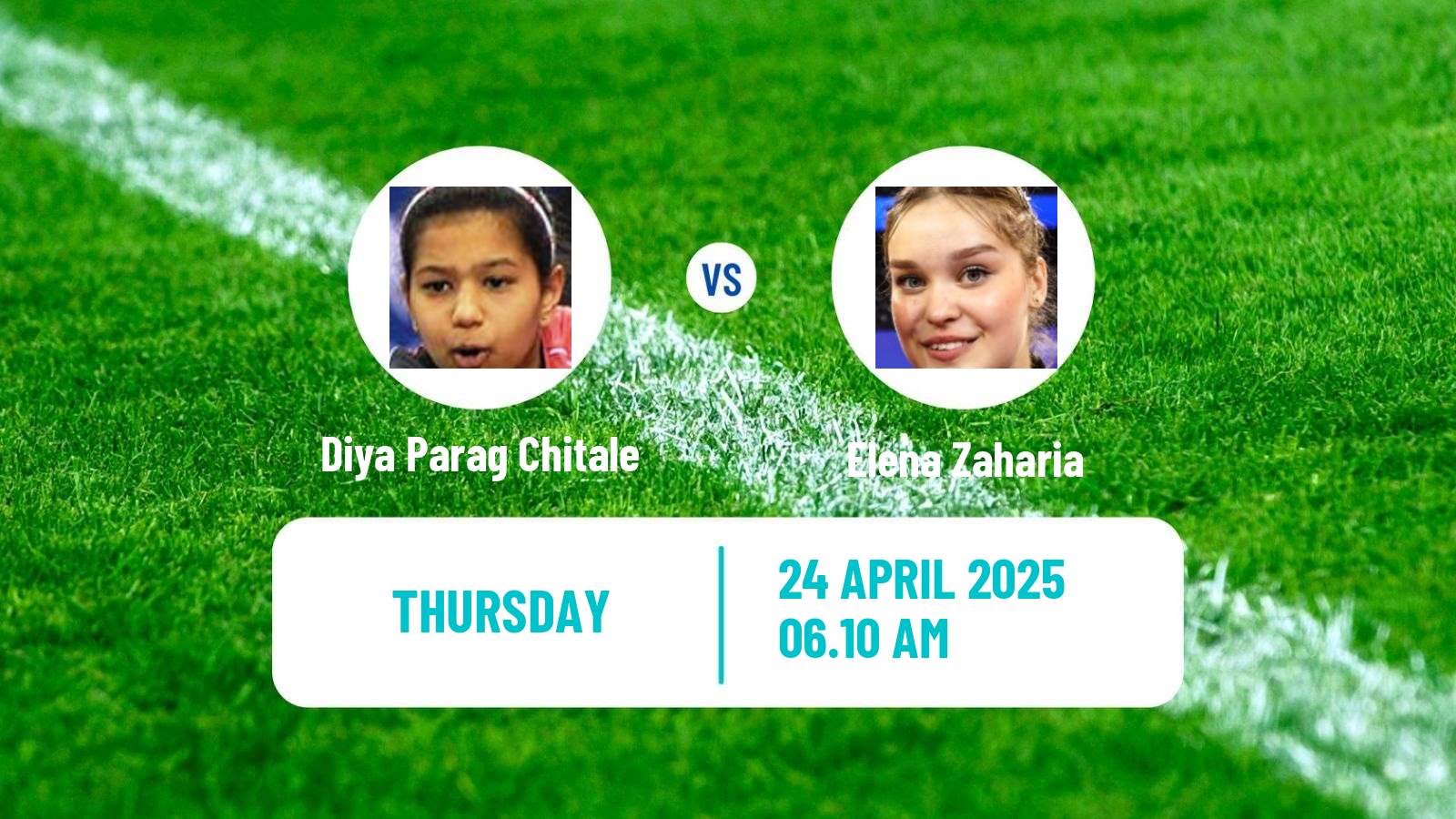 Table tennis Wtt Contender Tunis Women Diya Parag Chitale - Elena Zaharia