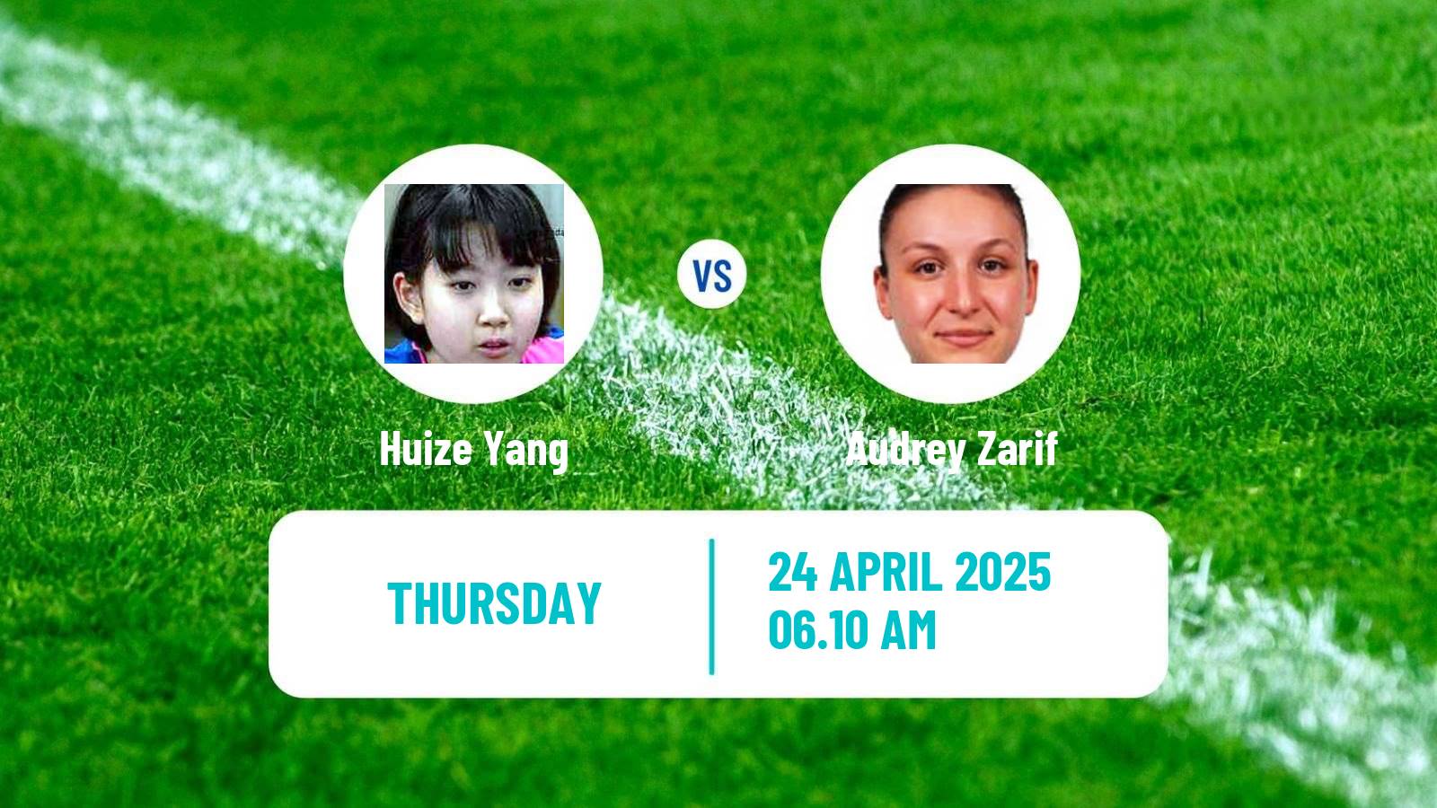 Table tennis Wtt Contender Tunis Women Huize Yang - Audrey Zarif