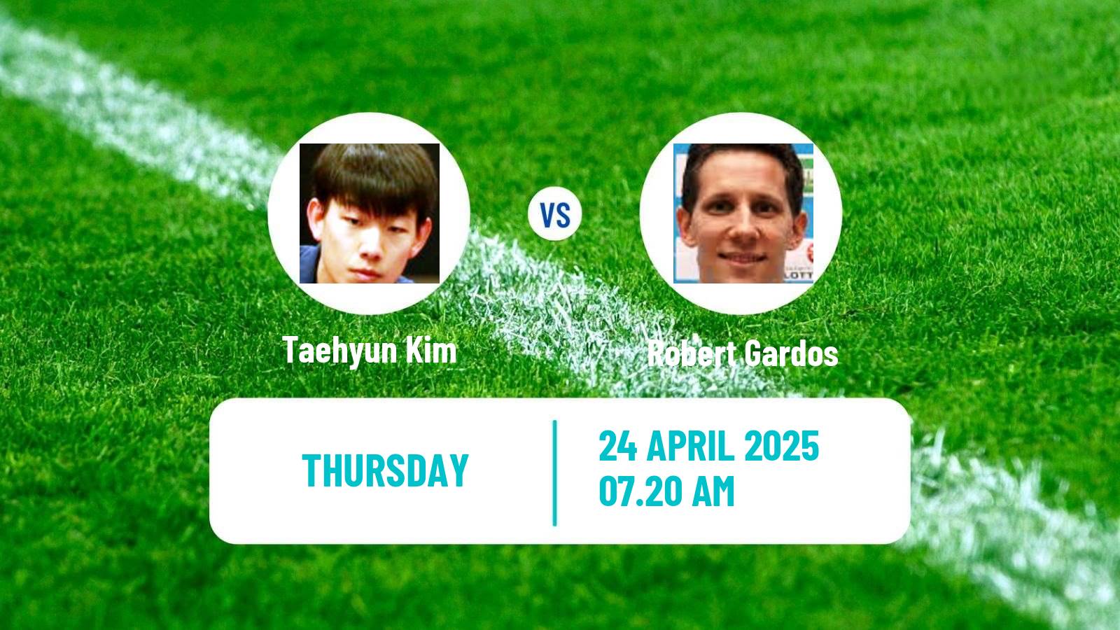 Table tennis Wtt Contender Tunis Men Taehyun Kim - Robert Gardos