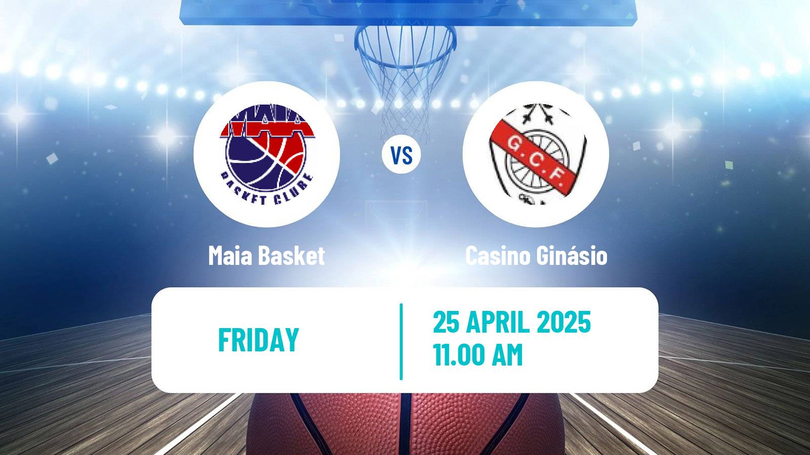 Basketball Portuguese Proliga Basketball Maia - Casino Ginásio