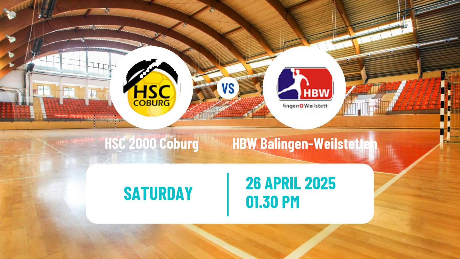 Handball German 2 Bundesliga Handball HSC 2000 Coburg - HBW Balingen-Weilstetten