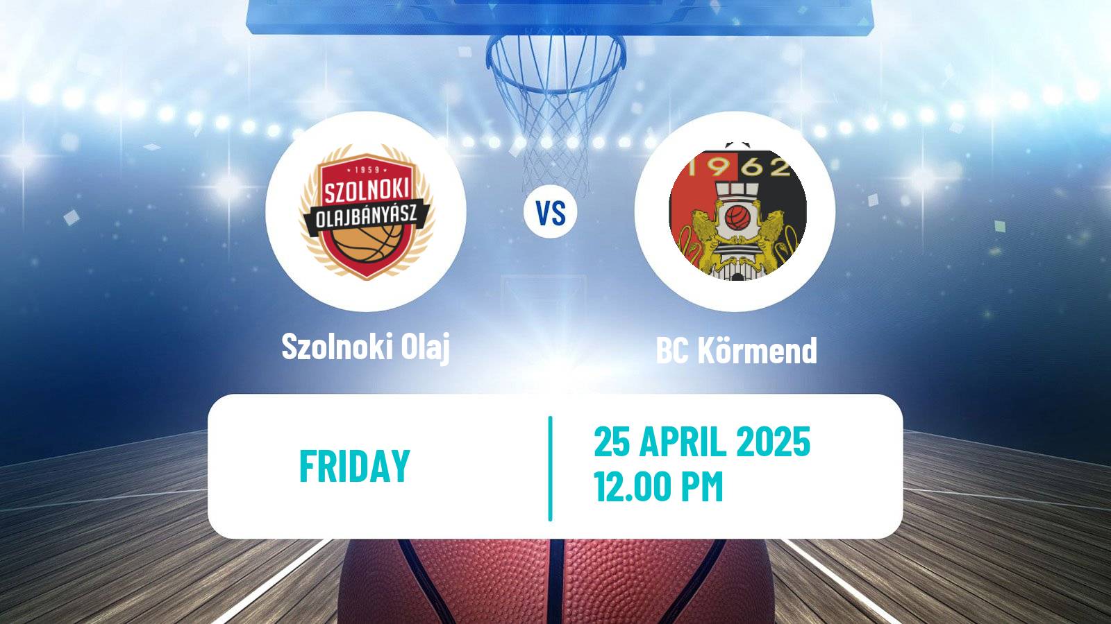 Basketball Hungarian NB I Basketball Szolnoki Olaj - BC Körmend