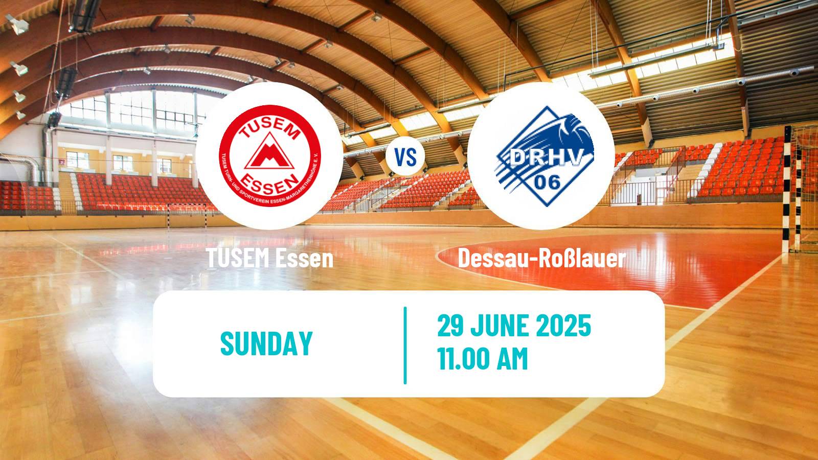 Handball German 2 Bundesliga Handball TUSEM Essen - Dessau-Roßlauer