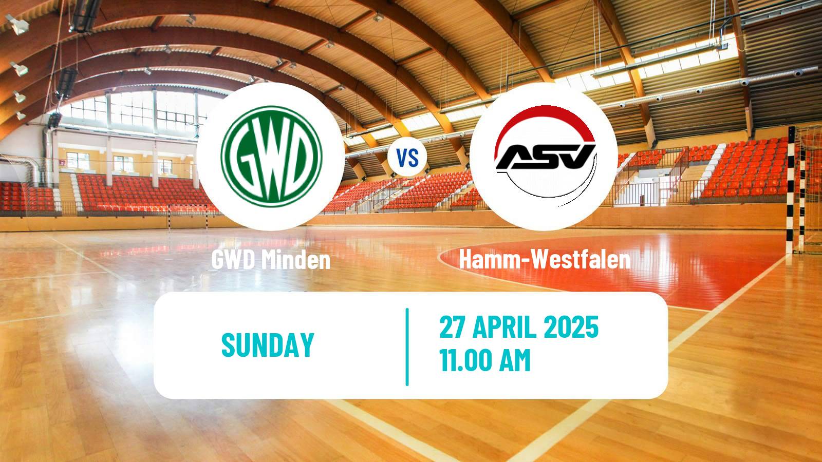 Handball German 2 Bundesliga Handball GWD Minden - Hamm-Westfalen