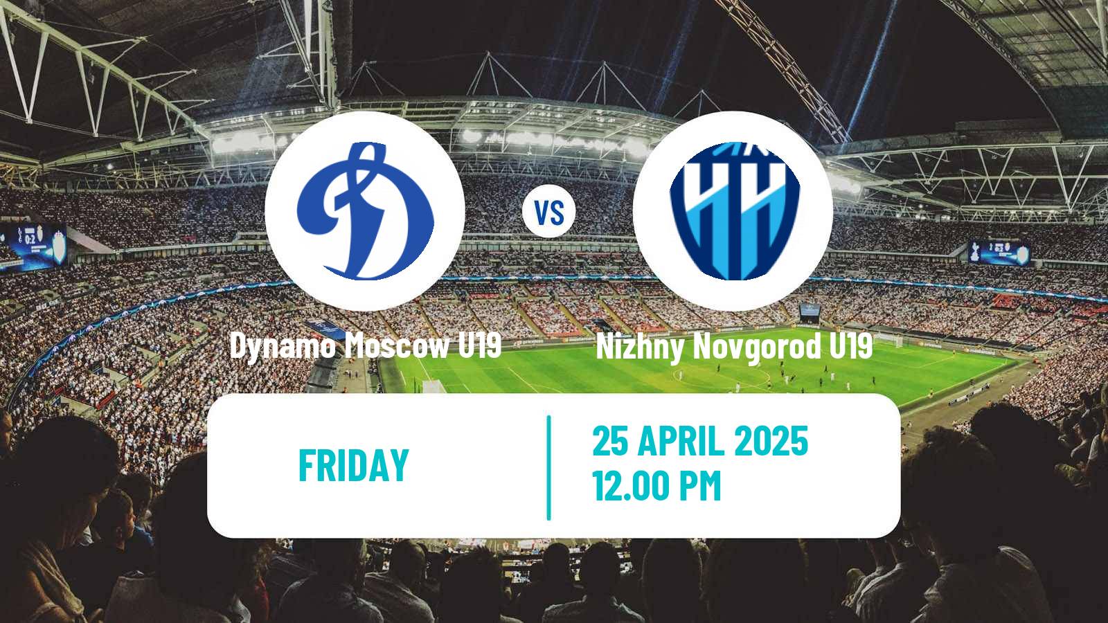 Football Russian Youth League Dynamo Moscow U19 - Nizhny Novgorod U19