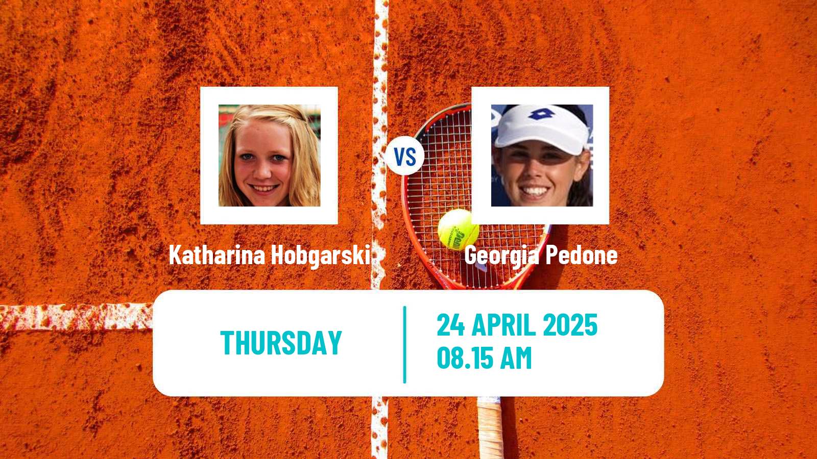 Tennis ITF W35 Santa Margherita Di Pula 4 Women Katharina Hobgarski - Georgia Pedone