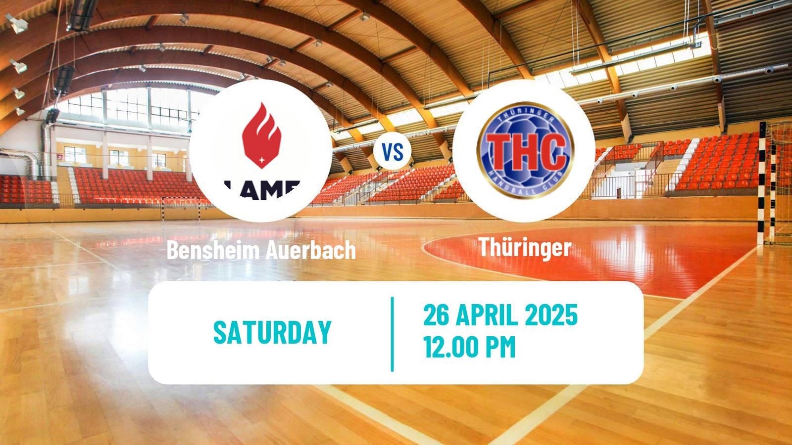 Handball German 1 Bundesliga Handball Women Bensheim Auerbach - Thüringer