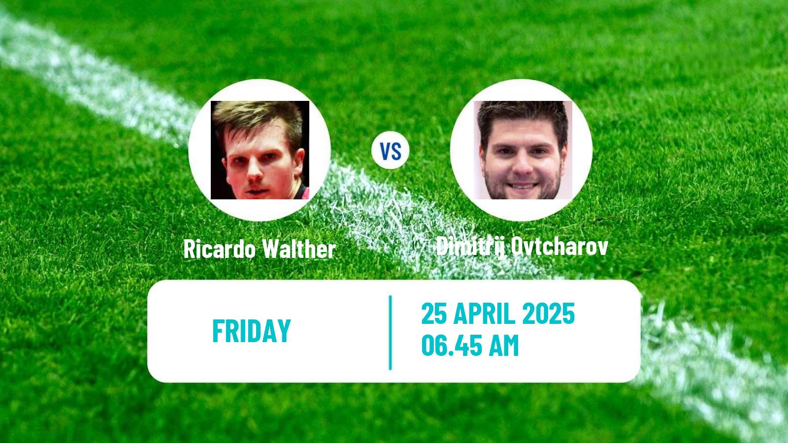 Table tennis Wtt Contender Tunis Men Ricardo Walther - Dimitrij Ovtcharov