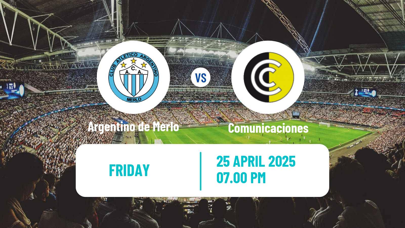 Soccer Argentinian Primera B Argentino de Merlo - Comunicaciones