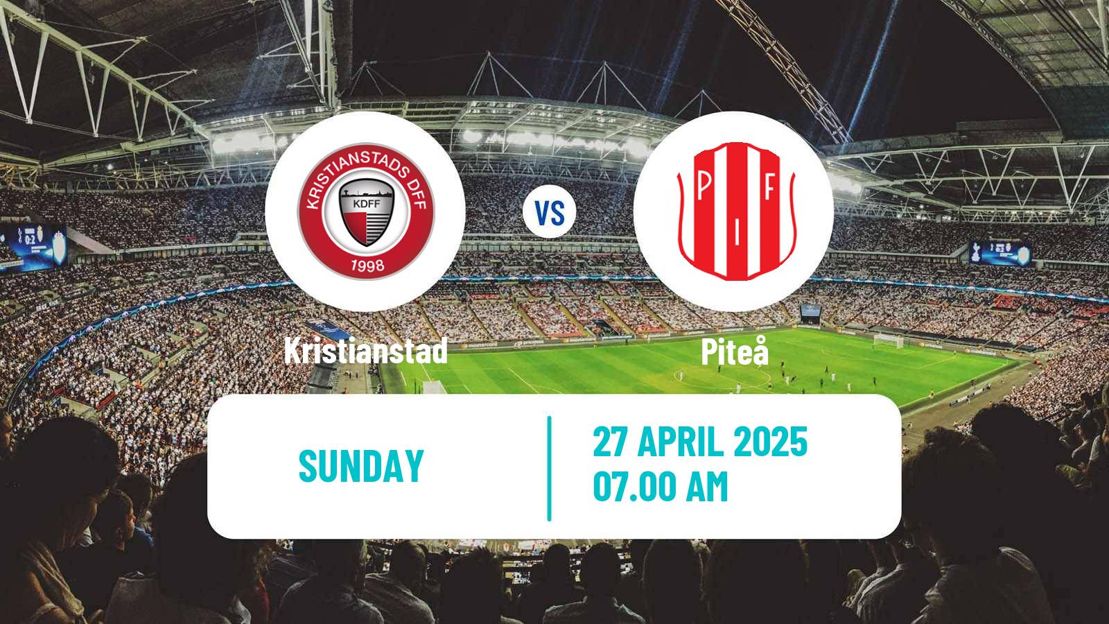 Soccer Swedish Allsvenskan Women Kristianstad - Piteå