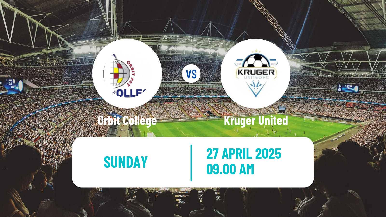 Soccer South African First Division Orbit College - Kruger United