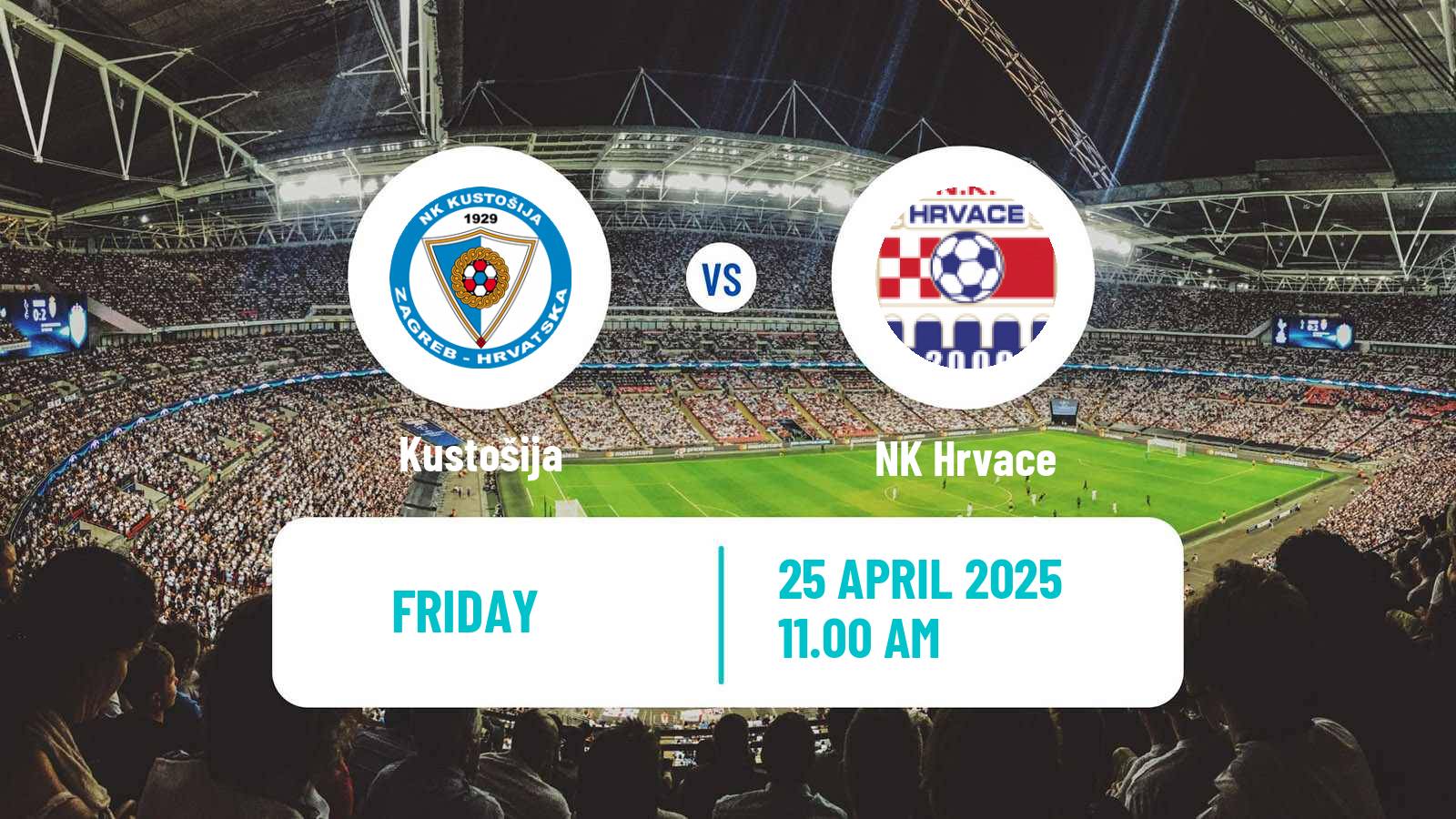Soccer Croatian Druga NL Kustošija - Hrvace