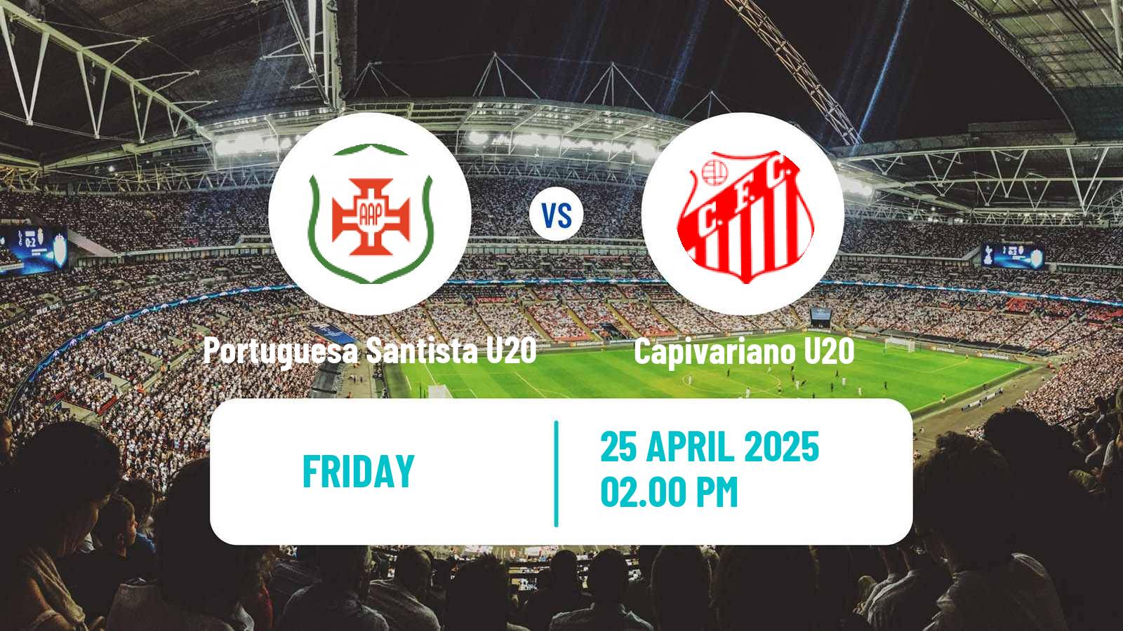 Soccer Brazilian Paulista U20 Portuguesa Santista U20 - Capivariano U20