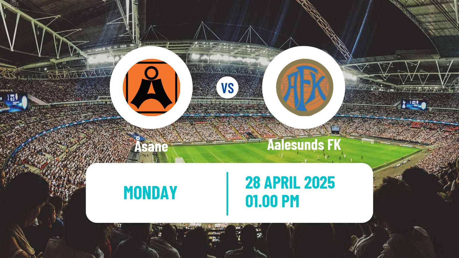 Soccer Norwegian Adeccoligaen Åsane - Aalesunds