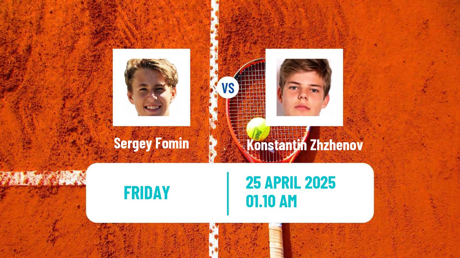 Tennis ITF M15 Shymkent Men Sergey Fomin - Konstantin Zhzhenov